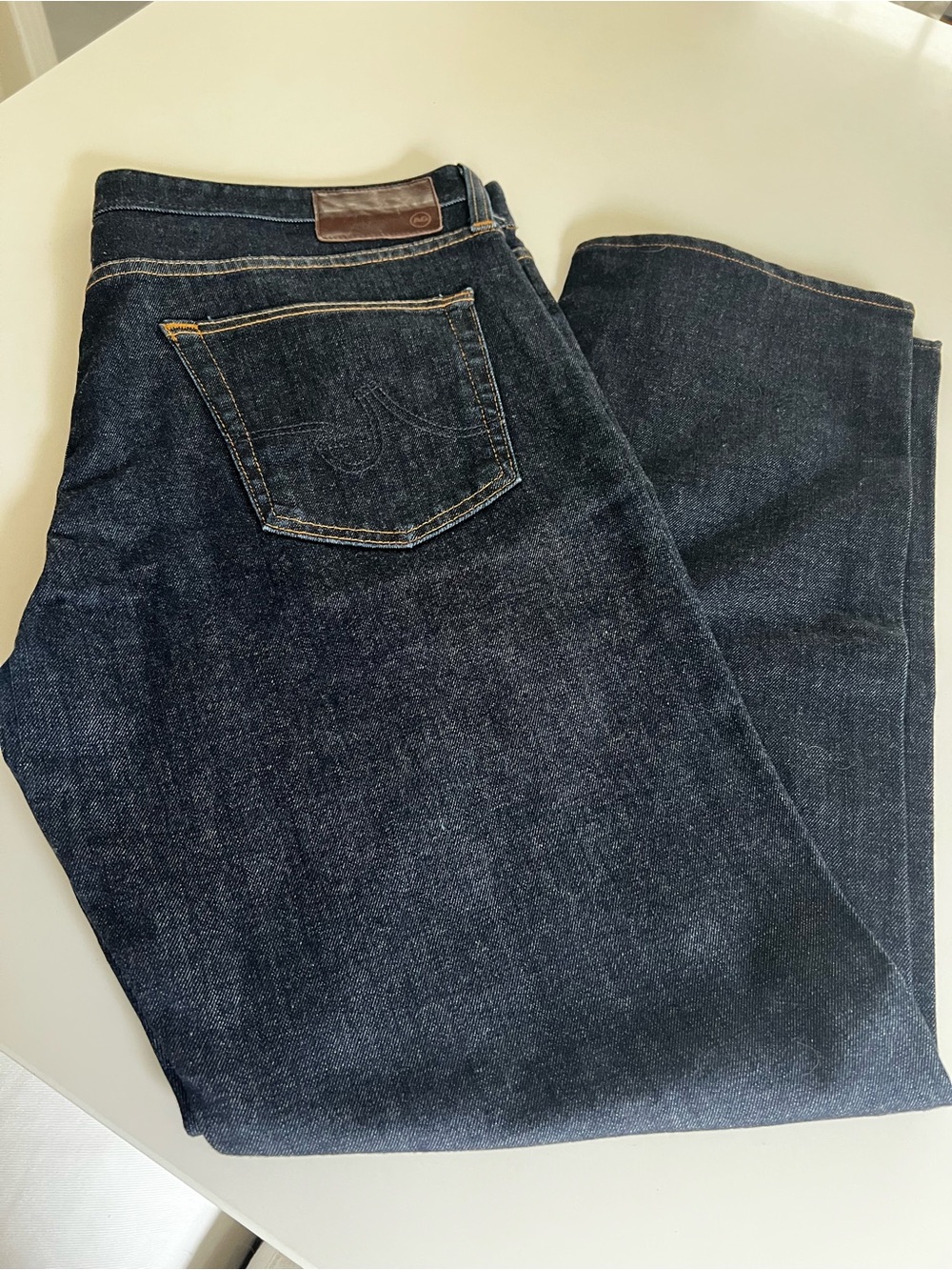 AG “The Graduate” Dark Blue Rinse Straight-Leg Men’s Jens 38